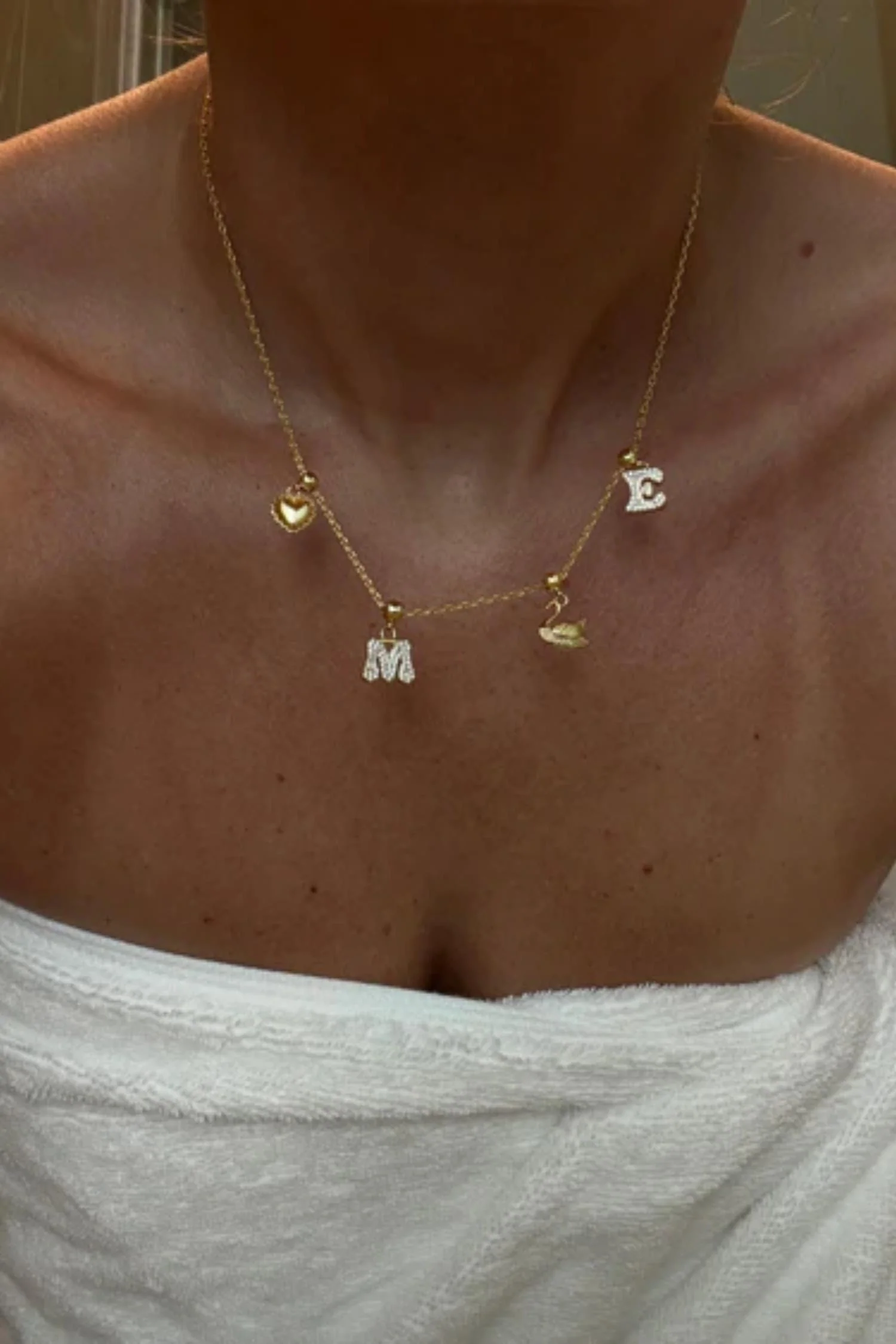 Letter Charm gold - Image 3