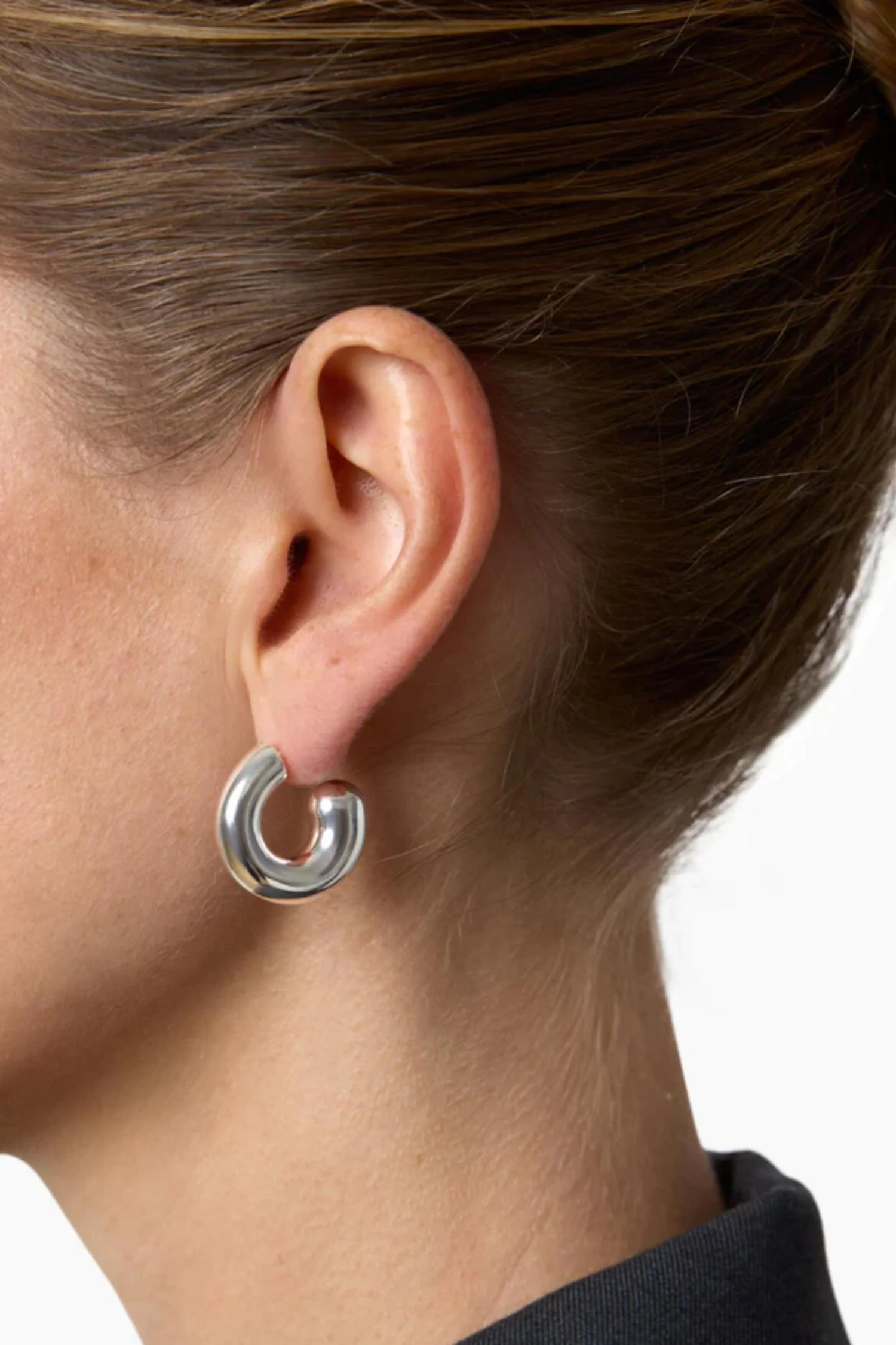 The Rose Earrings- Silver - Image 2