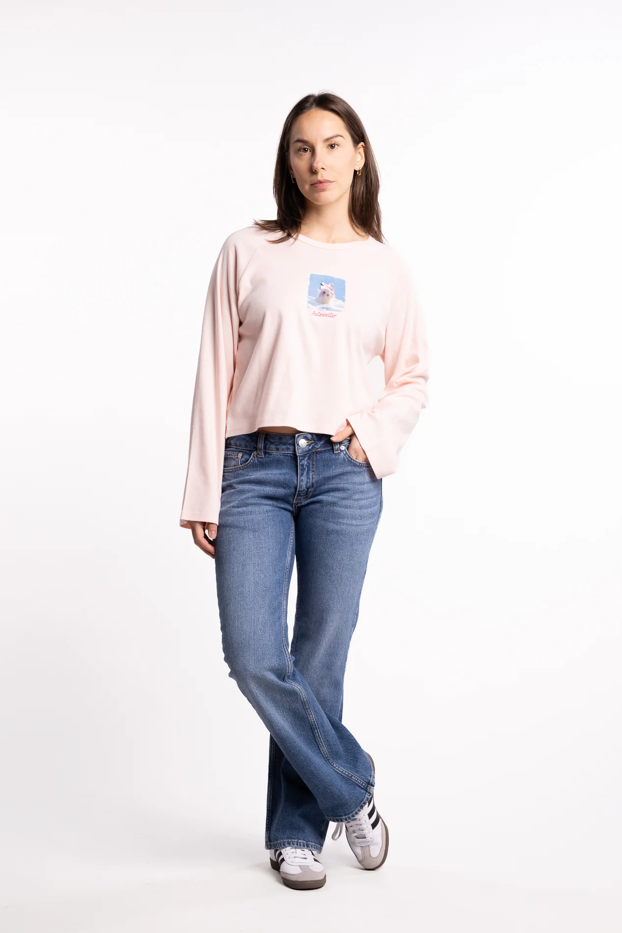 Kitty Long-Sleeve - Lt. Pink - Image 4