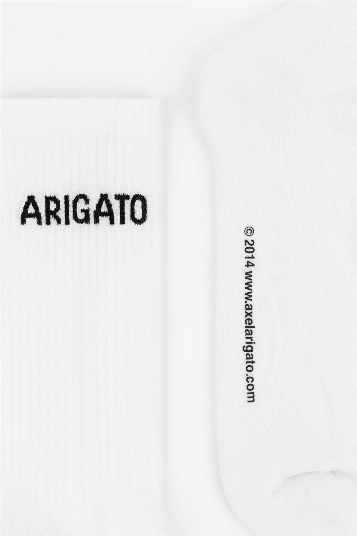 Arigato Logo Tube Socks 41-45 White - Image 3