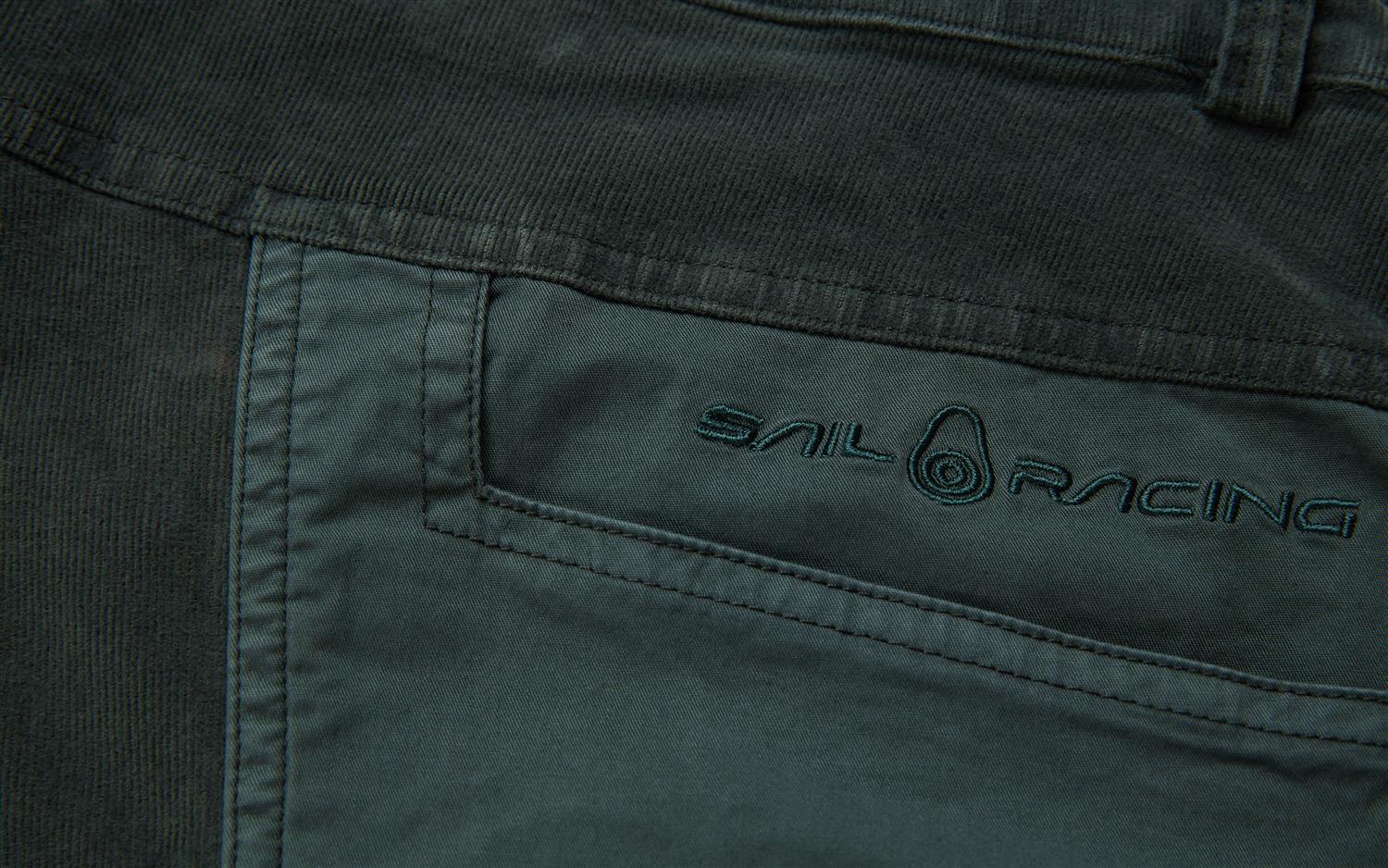 Blocked Corduroy Shorts Aurora Green - Image 4