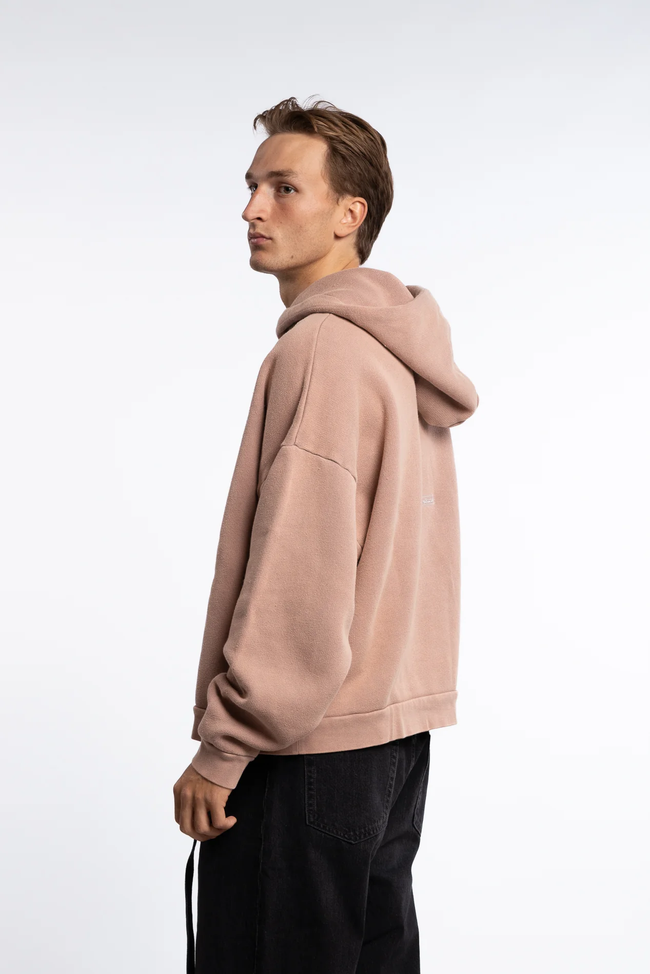 Hooded Sweater Lavender Purple - Image 2