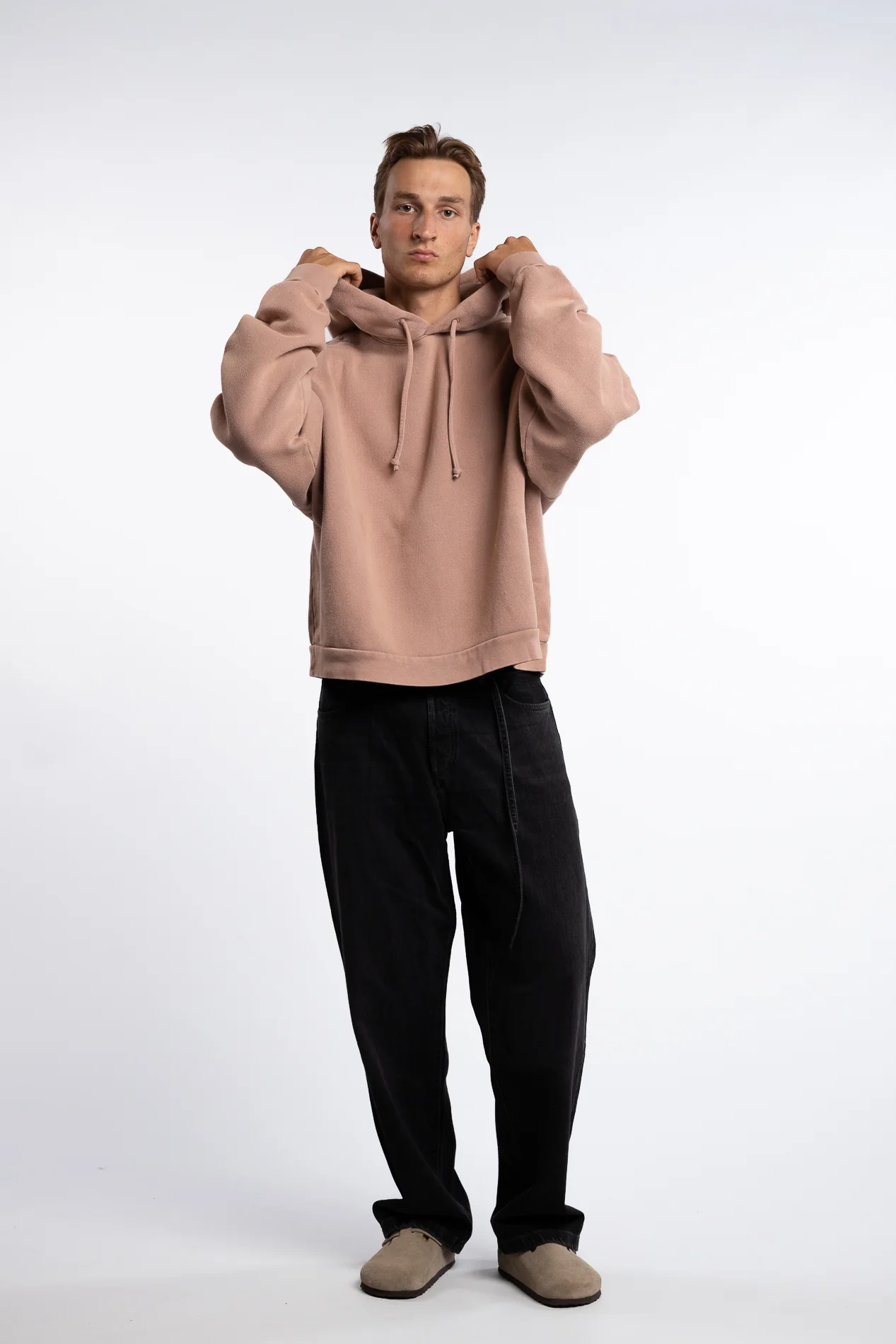 Hooded Sweater Lavender Purple - Image 4