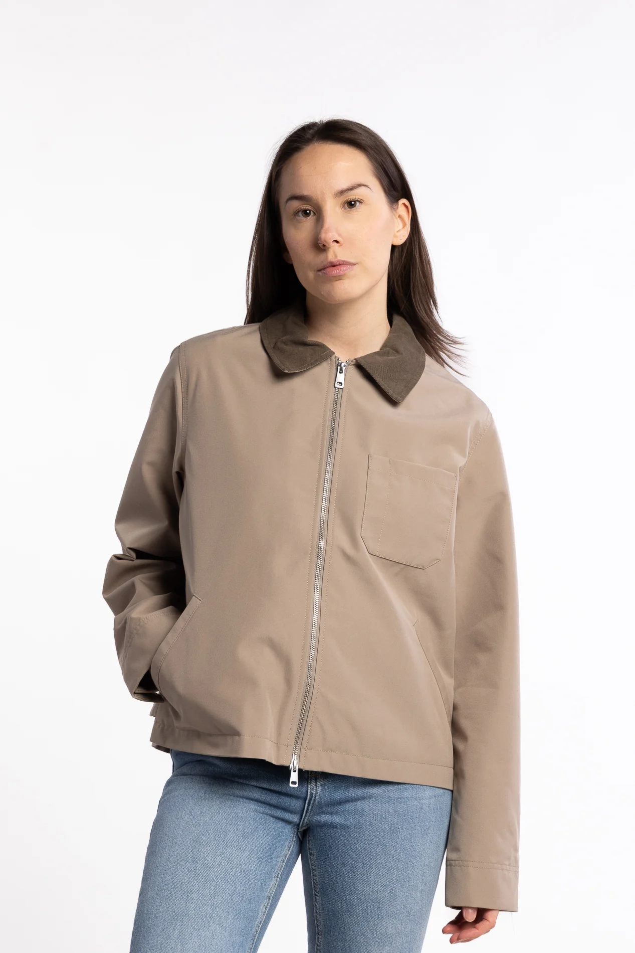 Sarobinson Jacket 14265 - Greige - Image 2