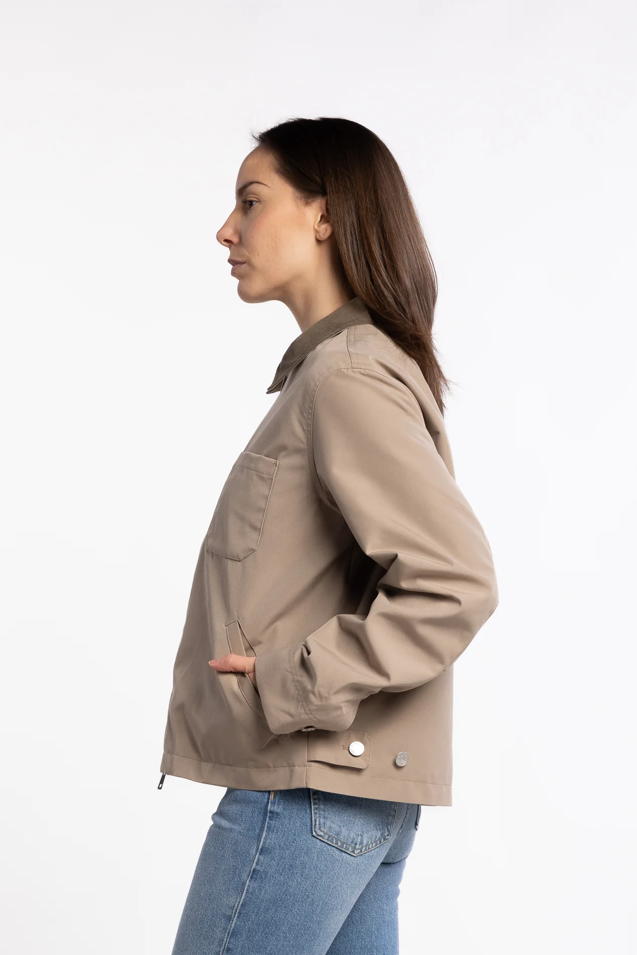 Sarobinson Jacket 14265 - Greige - Image 3