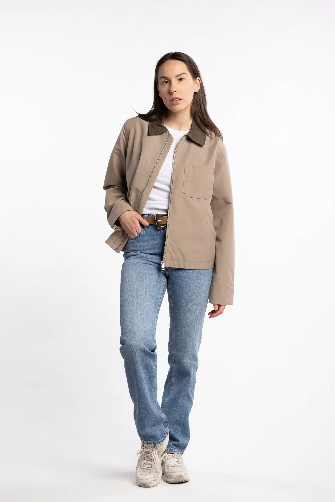 Sarobinson Jacket 14265 - Greige - Image 6