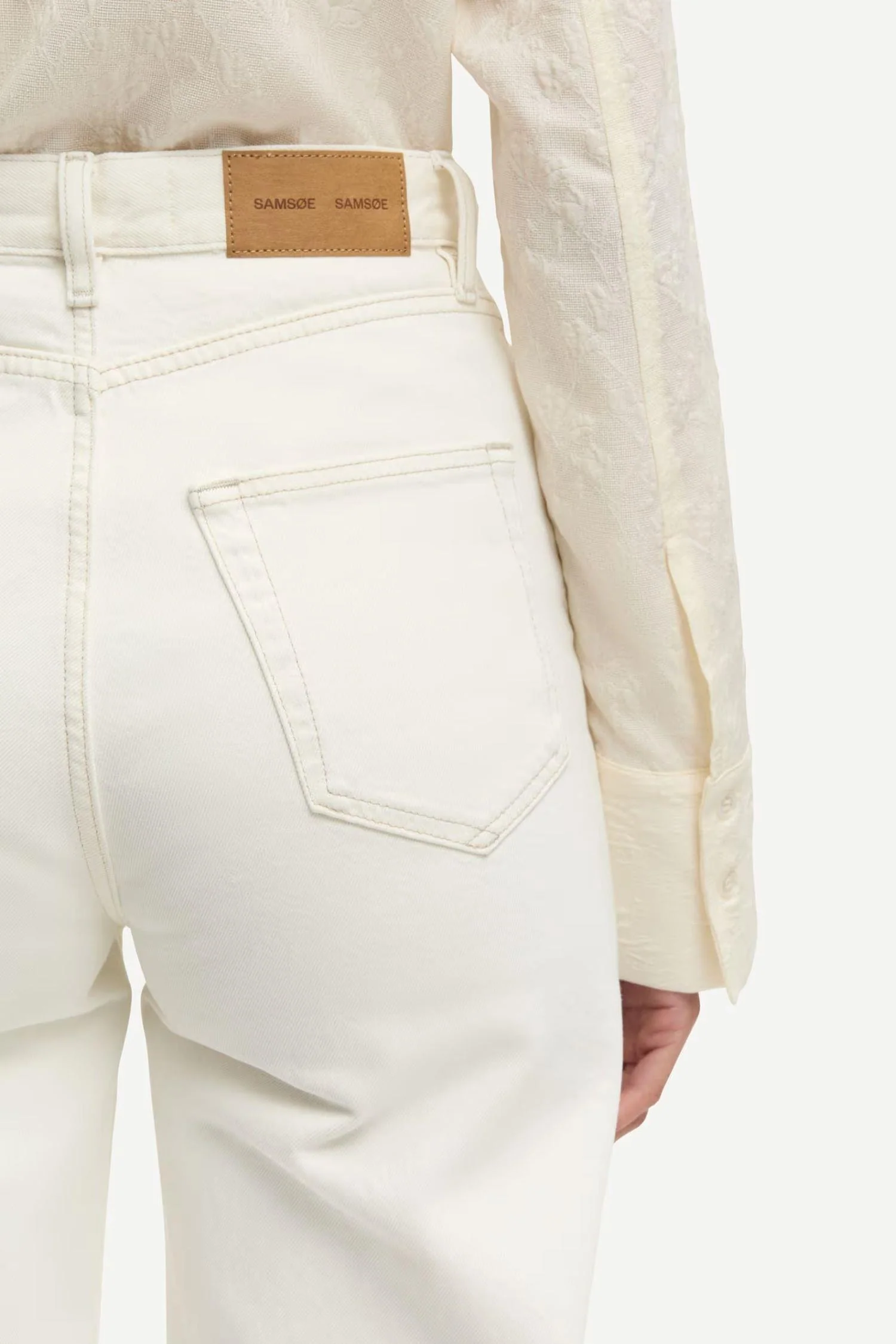 Sarebecca Jeans 15895 - Chalk - Image 5