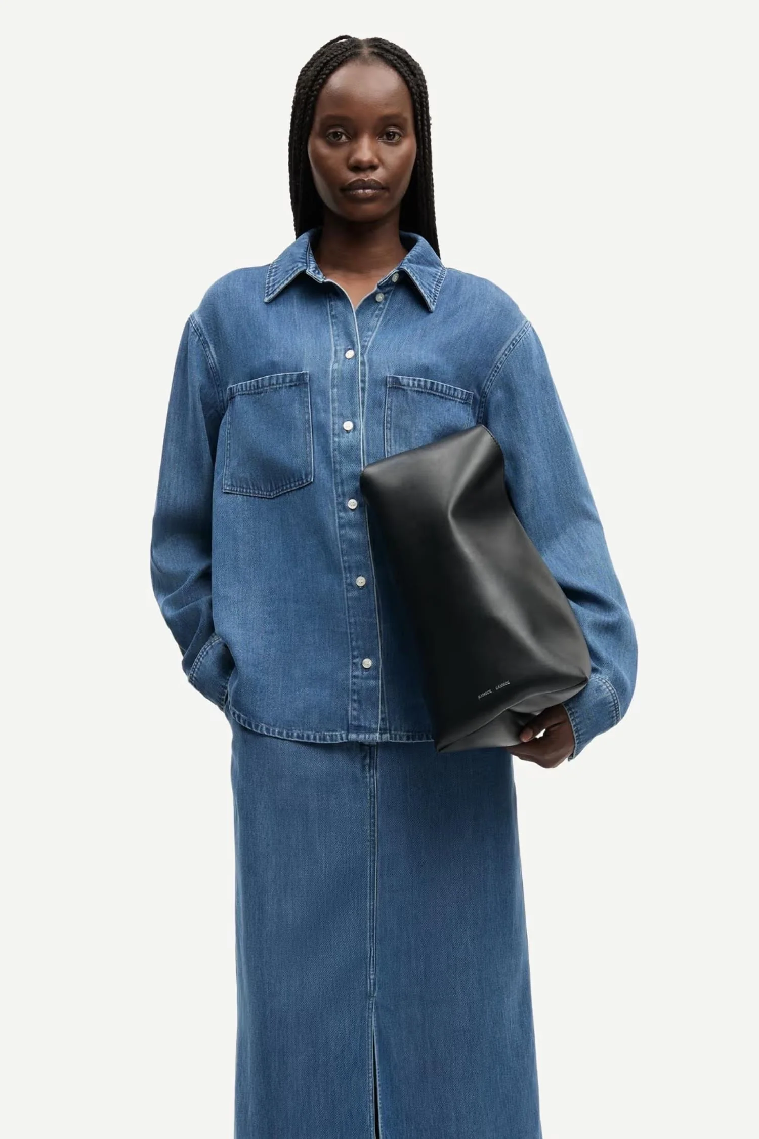Satoves Skirt 15645 - Medium Denim Blue - Image 6