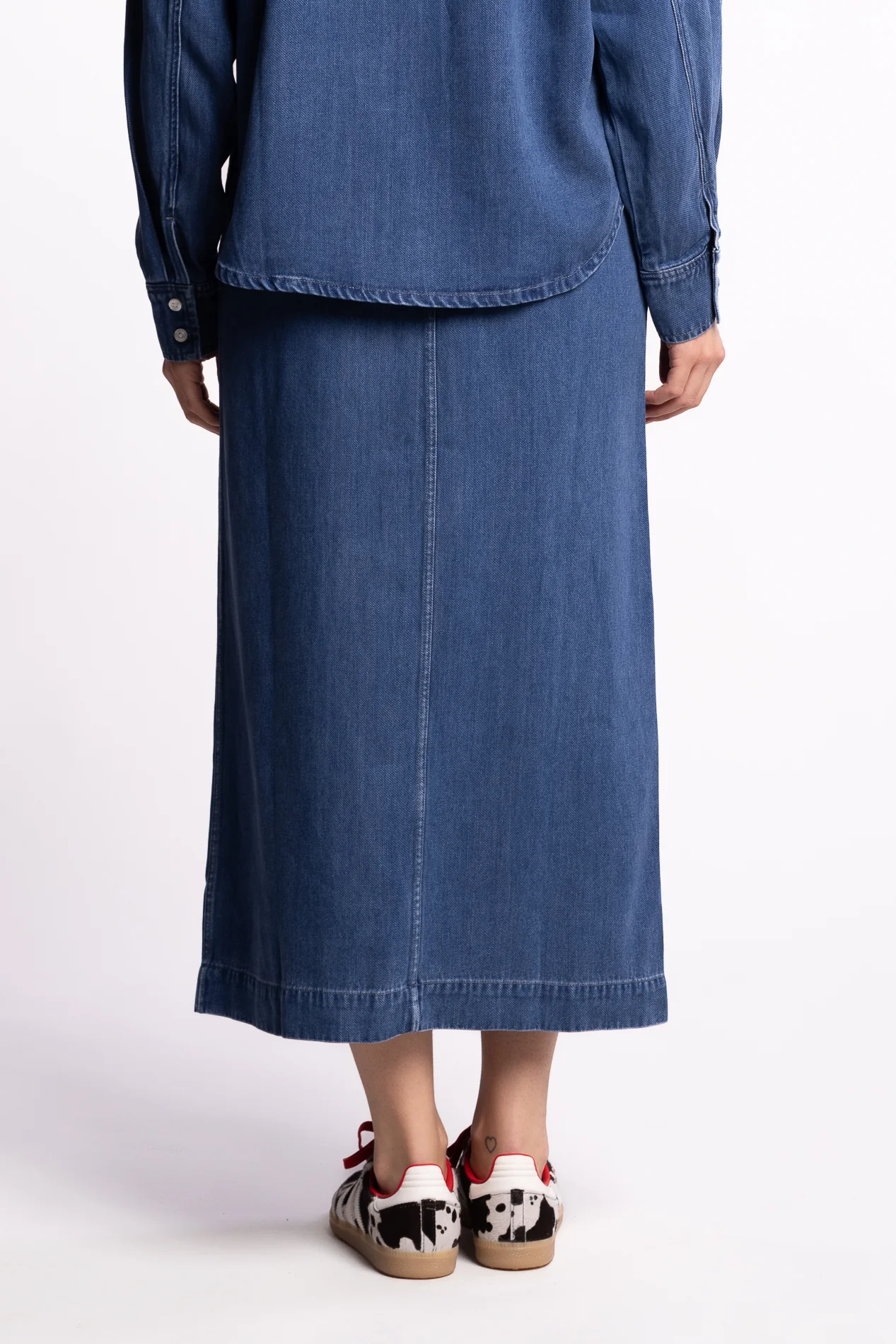 Satoves Skirt 15645 - Medium Denim Blue - Image 9