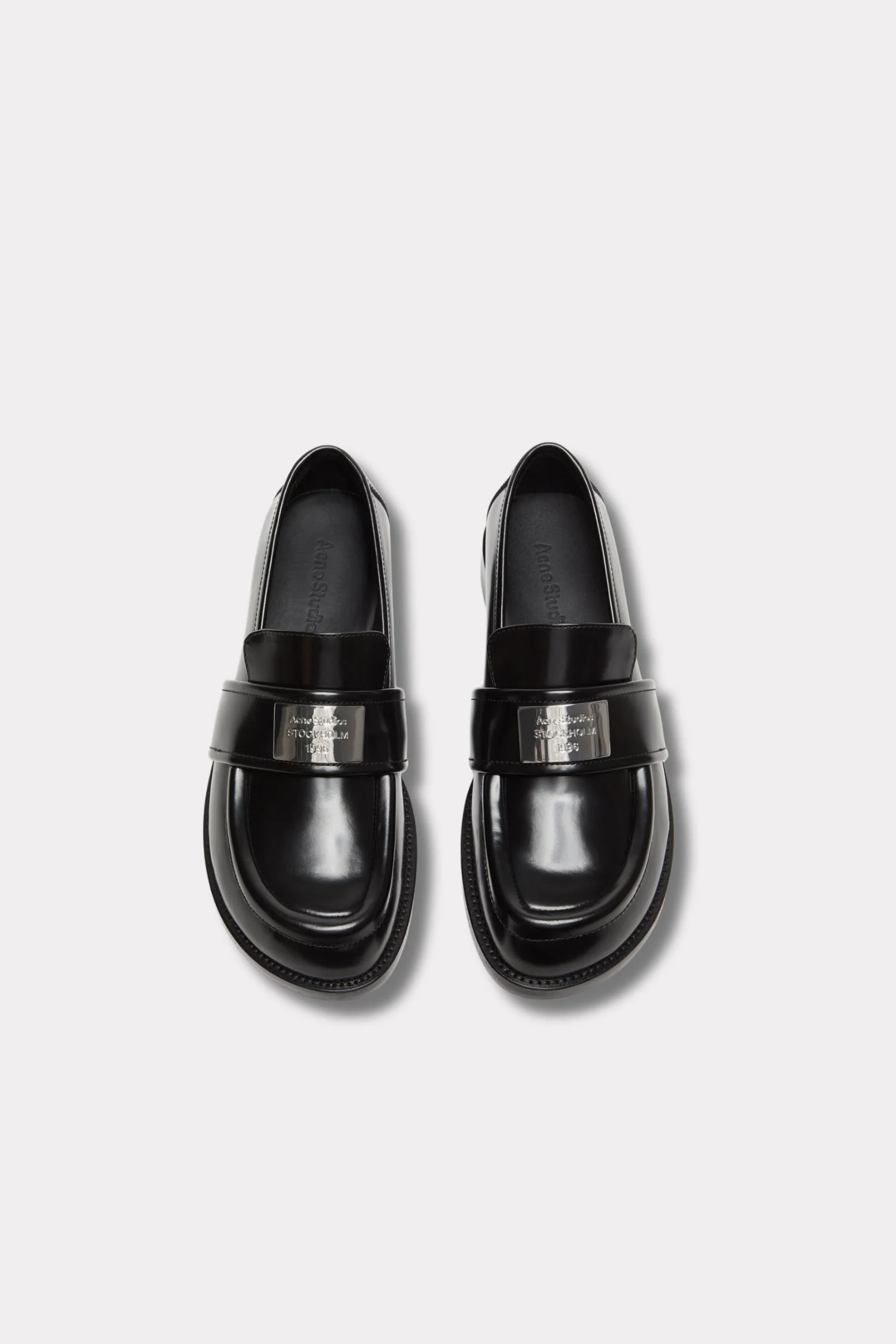 Leather Loafers- Black - Image 2