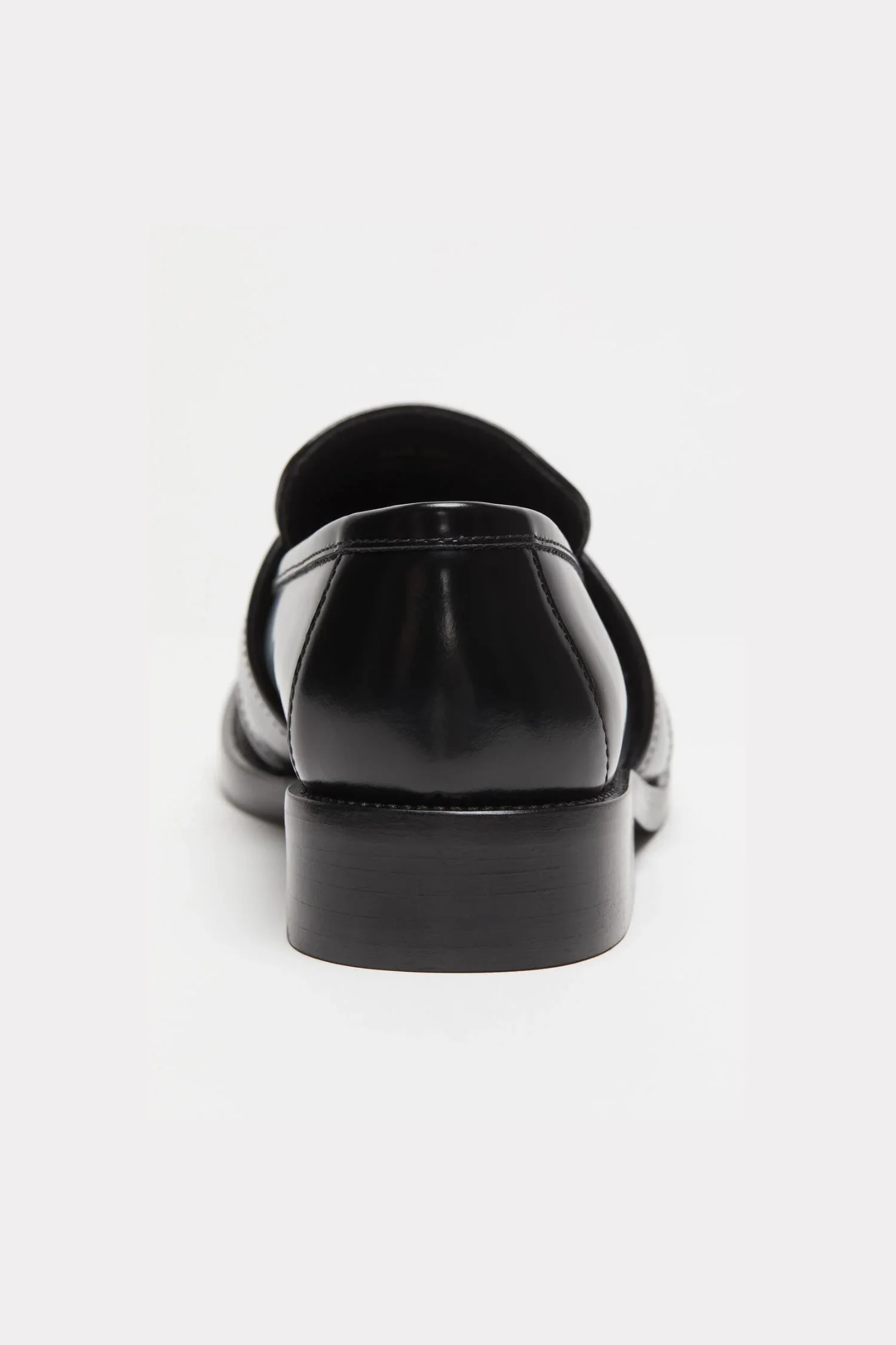 Leather Loafers- Black - Image 3