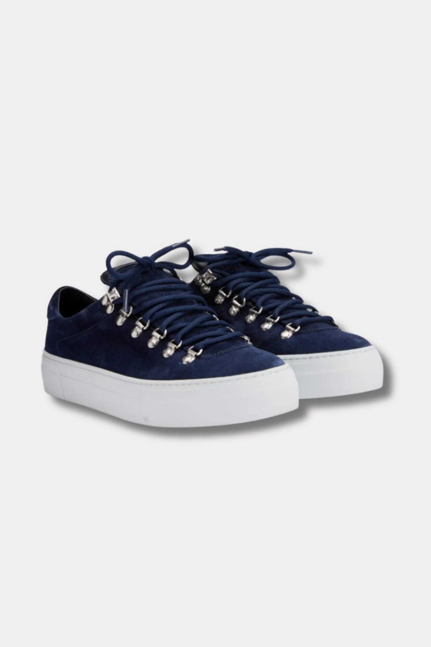 Women's Marostica Low Platform- Navy Suede - Image 2