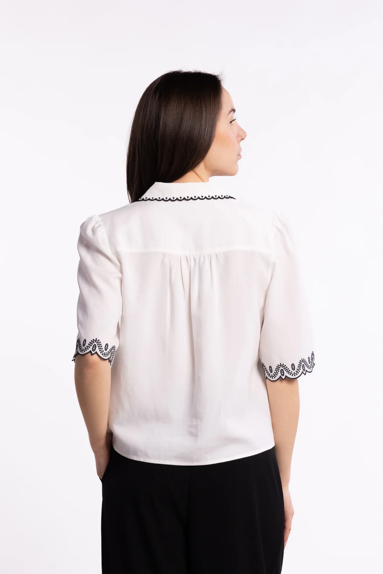 Jane Blouse- Cream - Image 6