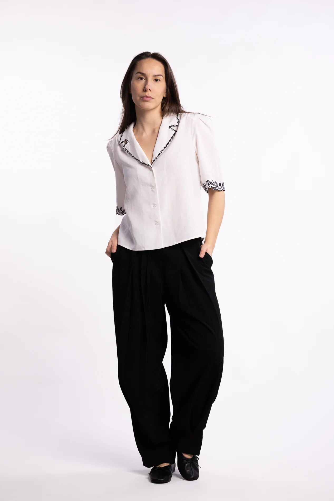 Jane Blouse- Cream - Image 7