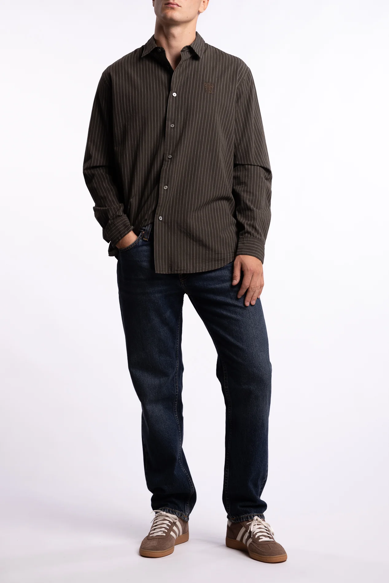 Gritty Jackson Straight Fit Jeans Blue Soil - Image 5
