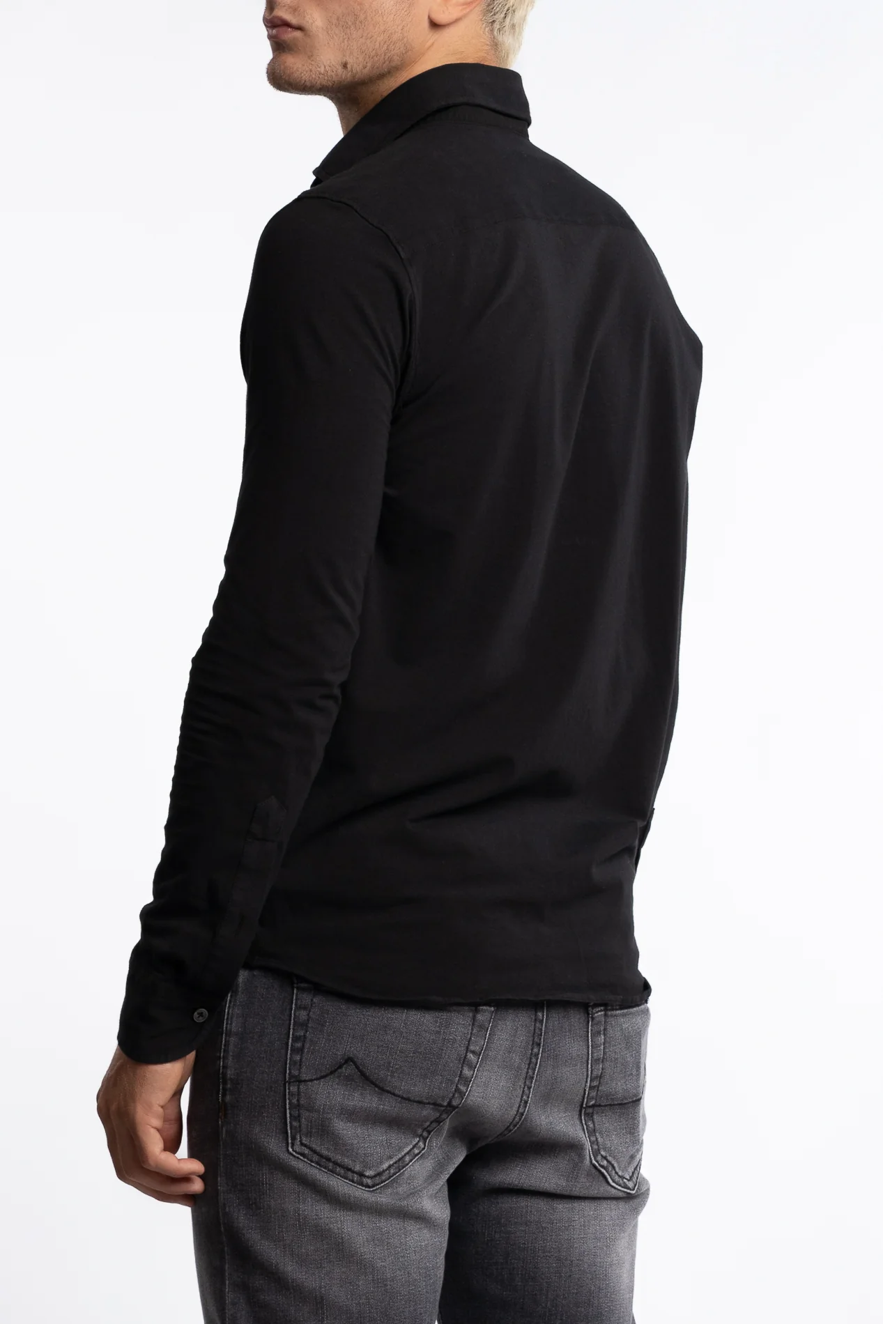 Cotton Shirt Black - Image 2