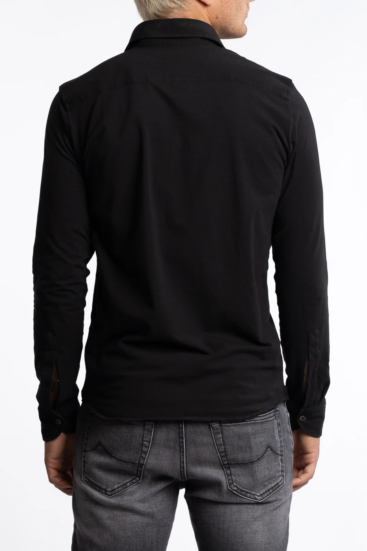 Cotton Shirt Black - Image 3