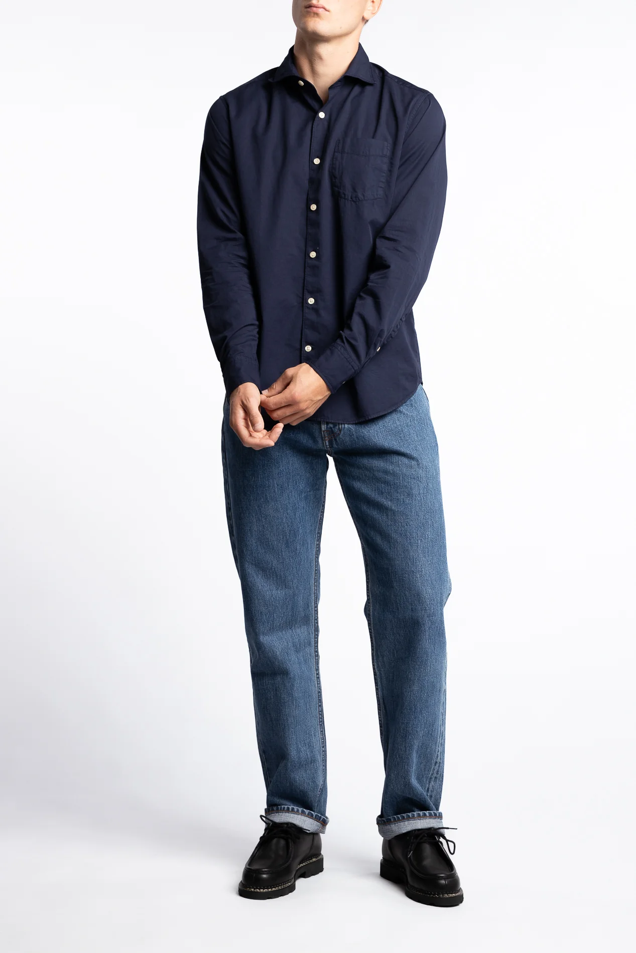 Reg Fit Wide Spread C GD Twill Night Blue - Image 4