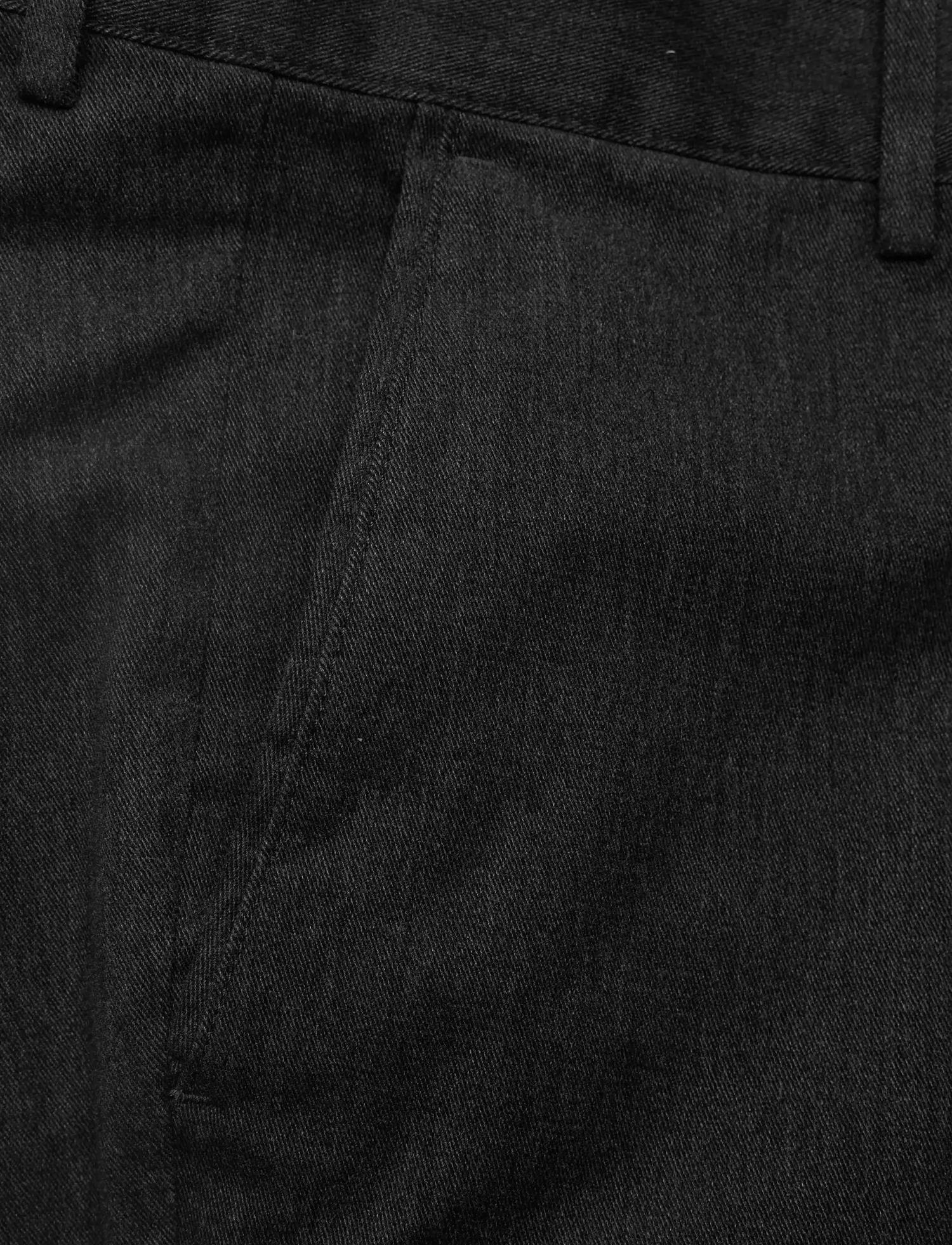 Denz Slim Fit Casual Trousers Dark Grey - Image 3