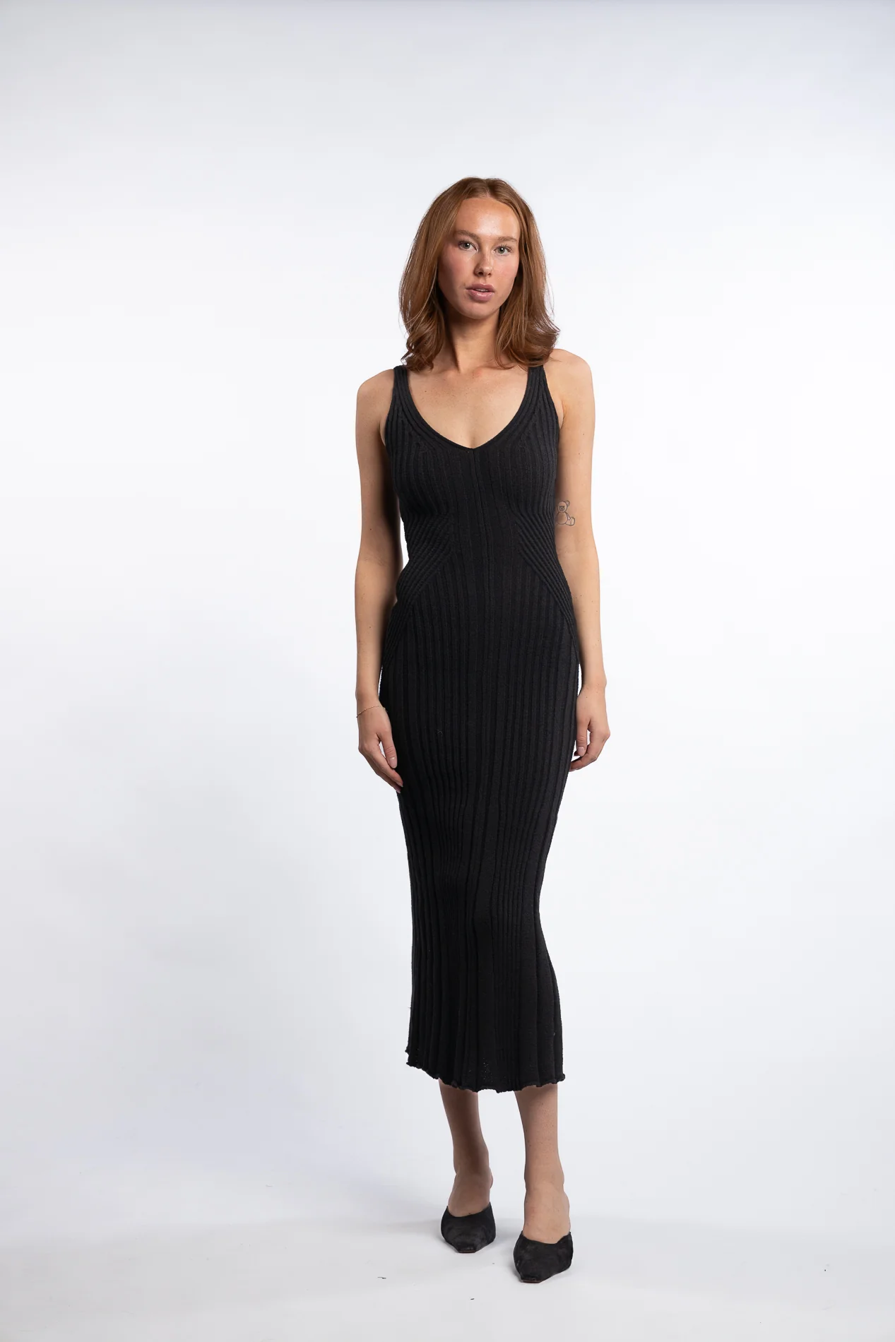Lugo Slip Dress- Black - Image 4