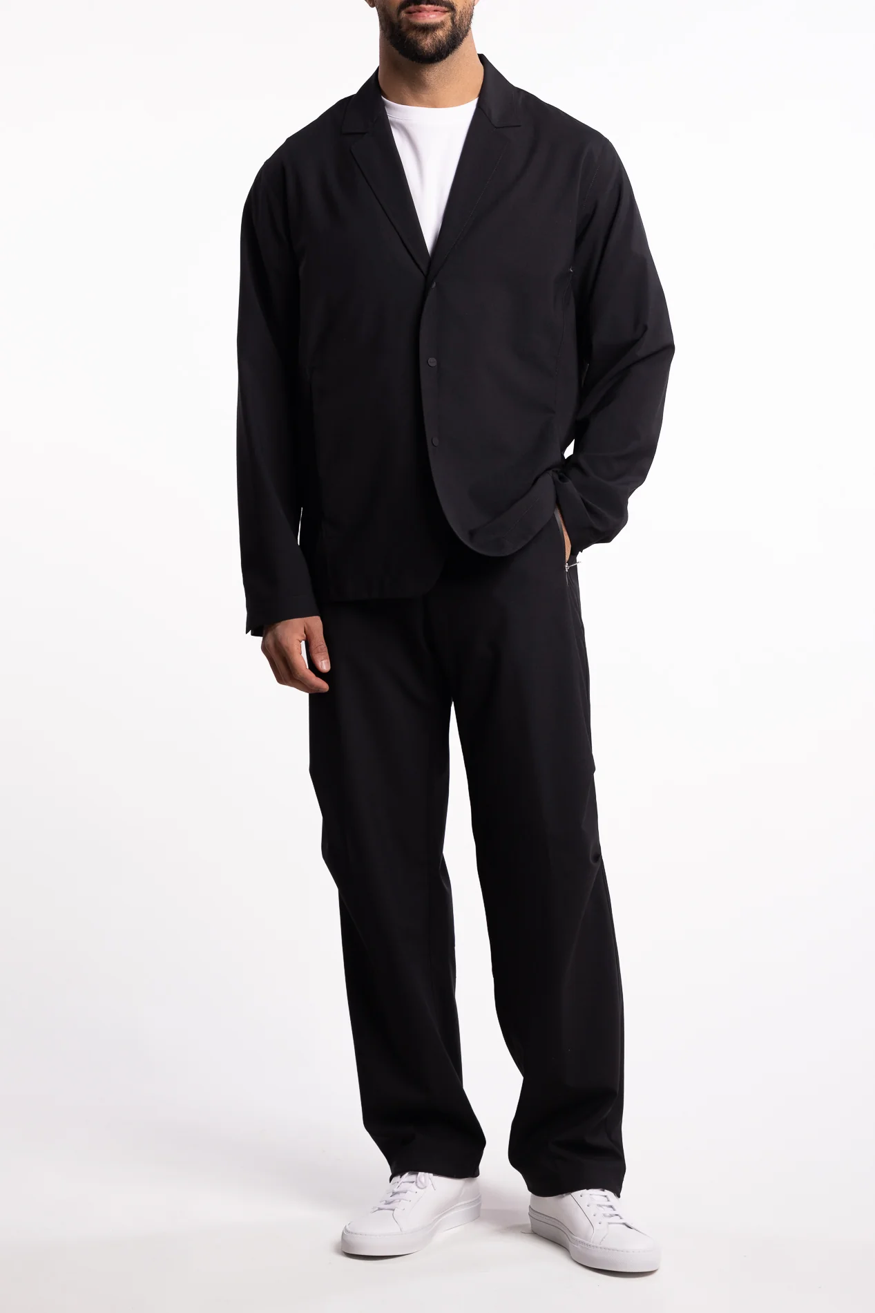 Laminar Woven Jacket Black - Image 4