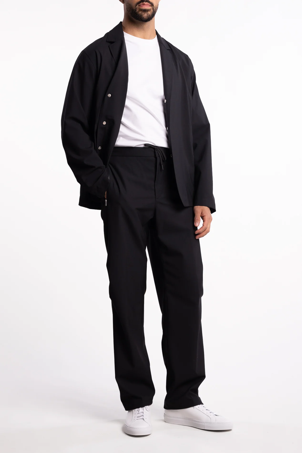 Laminar Woven Jacket Black - Image 5