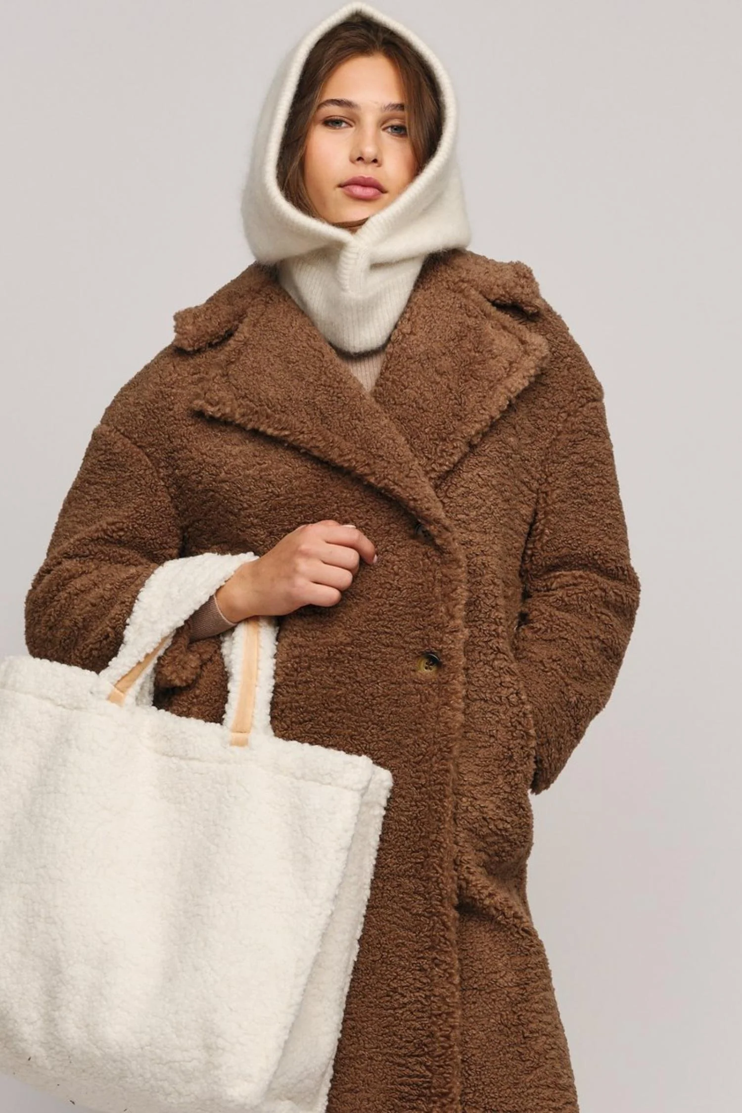 Kajsa Chunky Balaclava- Bright White - Image 3