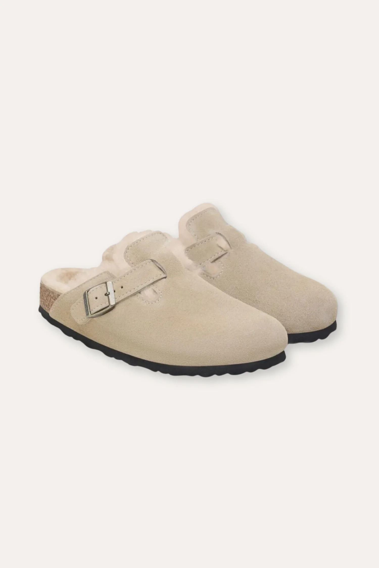 Women's Boston Shearling- Taupe - Image 6