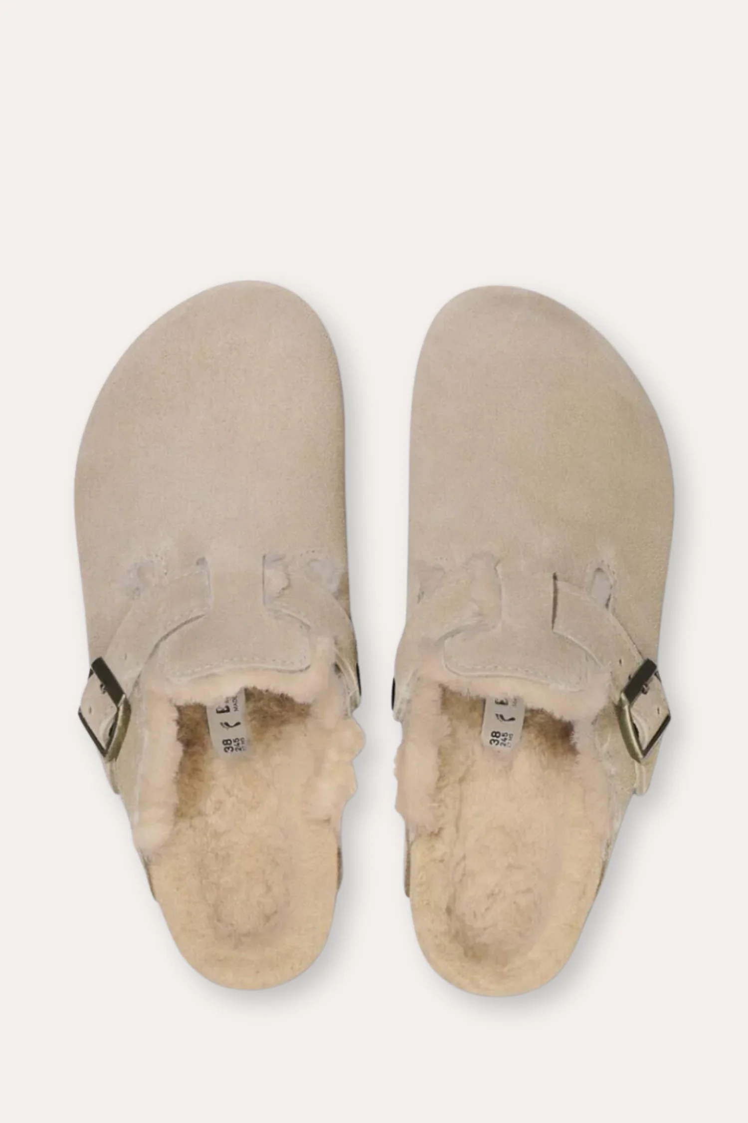 Women's Boston Shearling- Taupe - Image 7