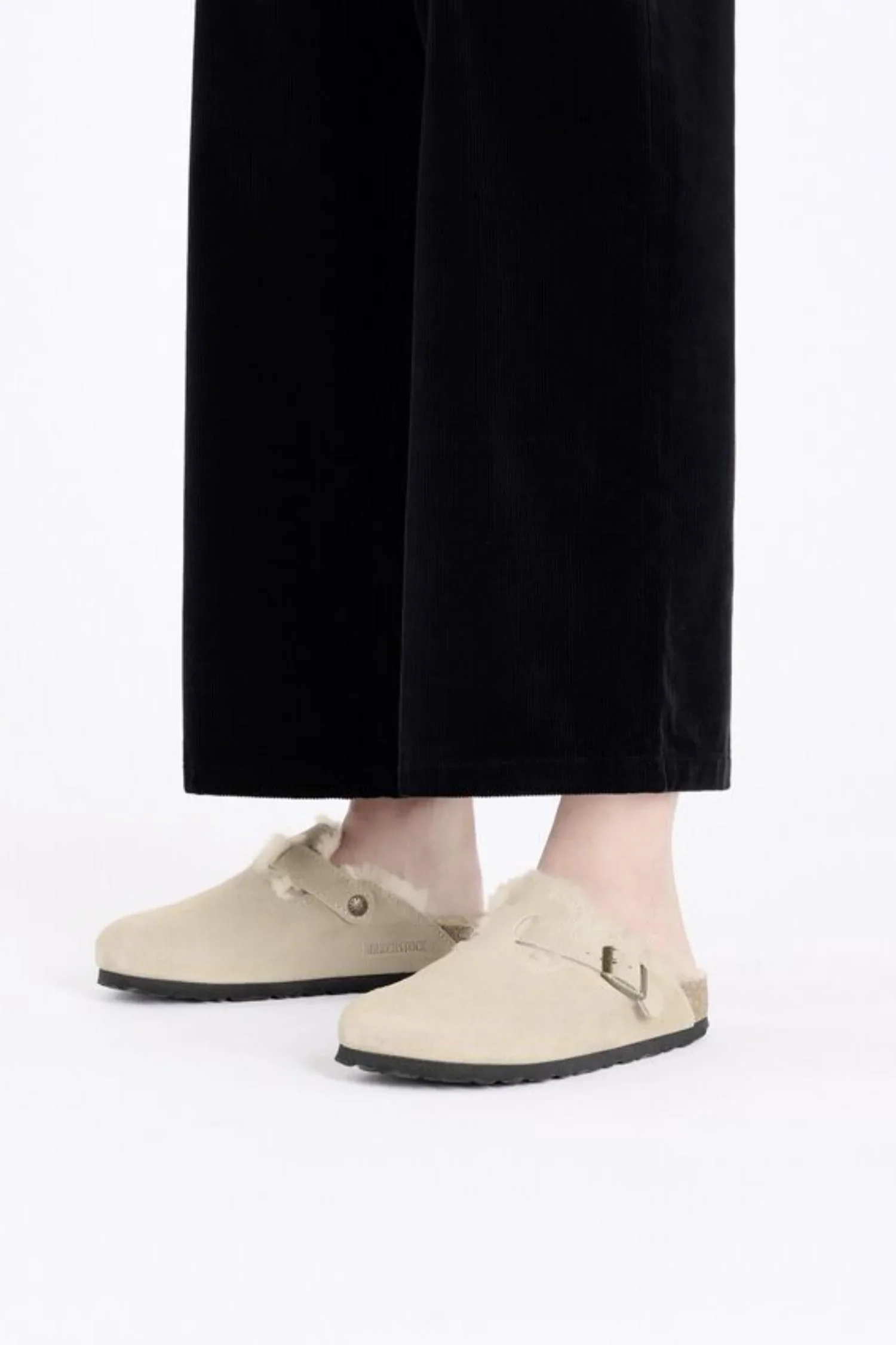 Women's Boston Shearling- Taupe - Image 9