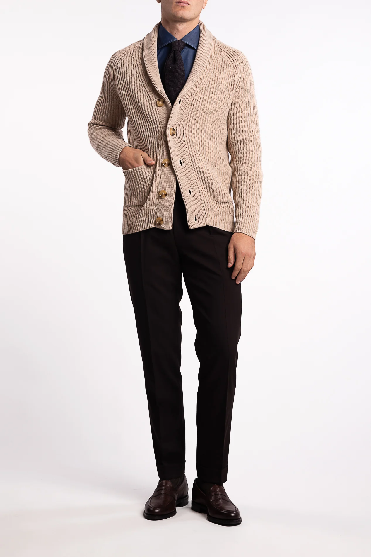 Nova Cardigan Beige - Image 5
