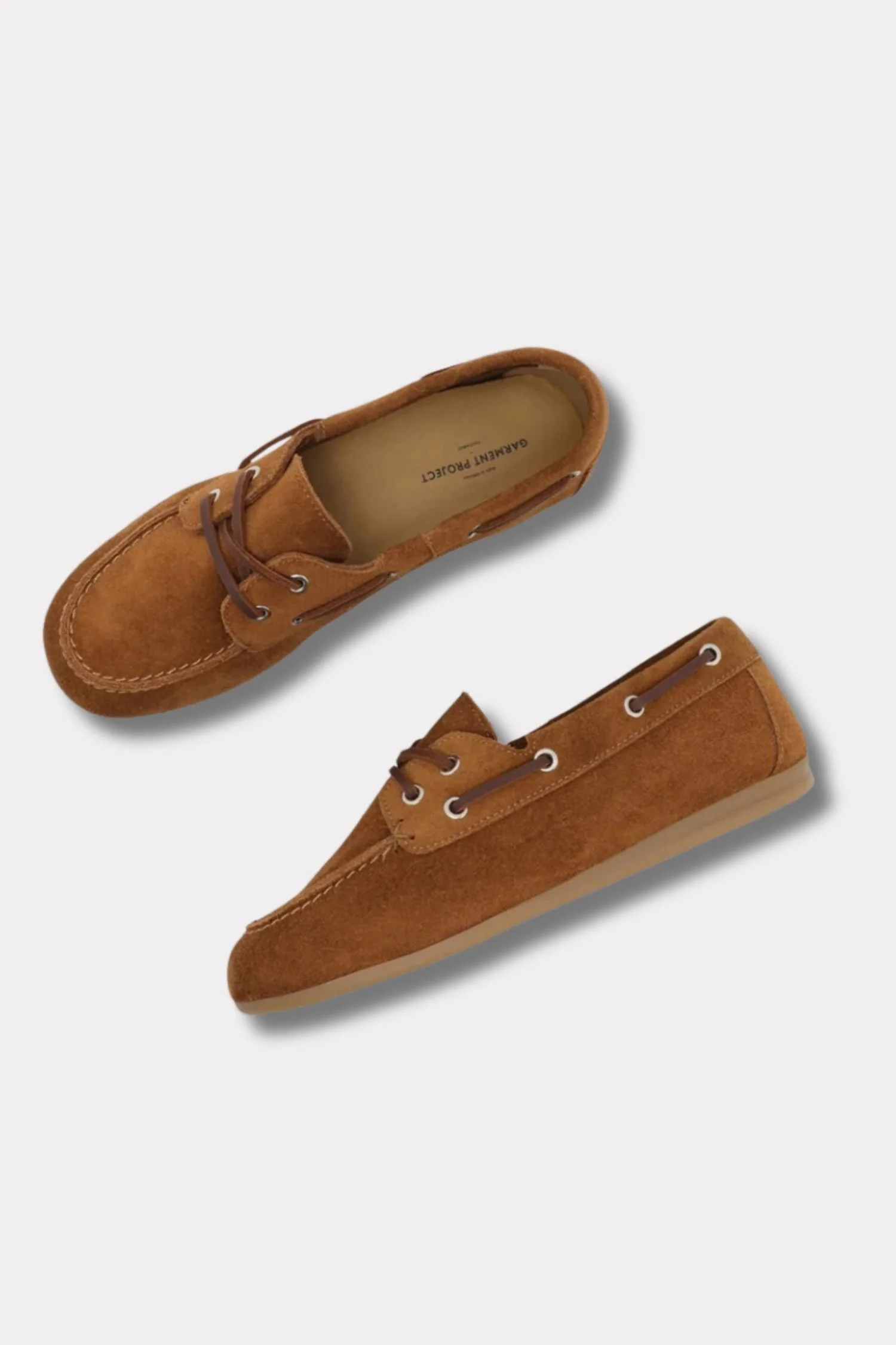 Daisy Boat Shoe - Cognac suede - Image 3