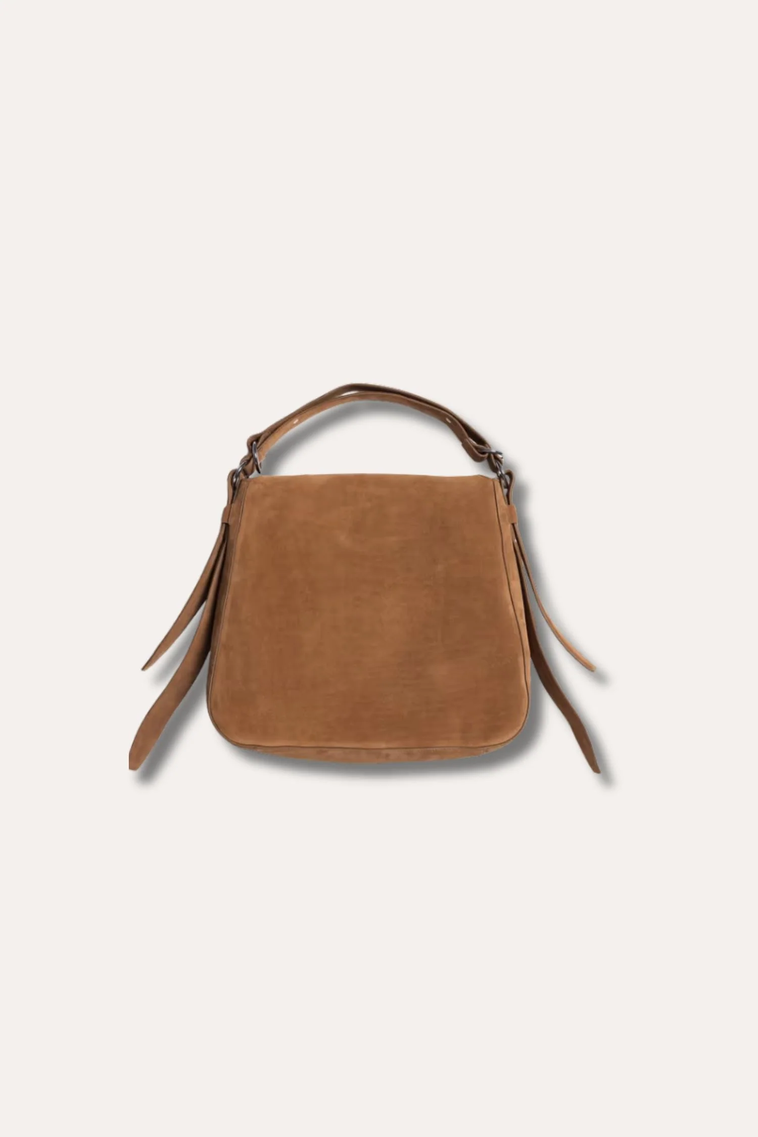 Bud Suede Bag Midi - Camel - Image 5
