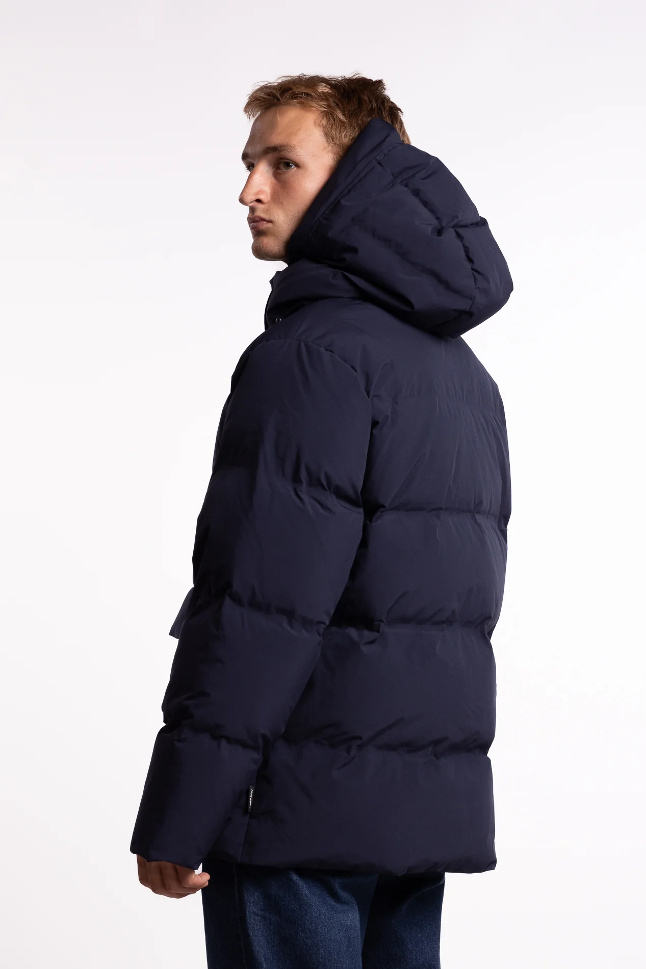 Dovre Down Jacket Dk. Navy - Image 2