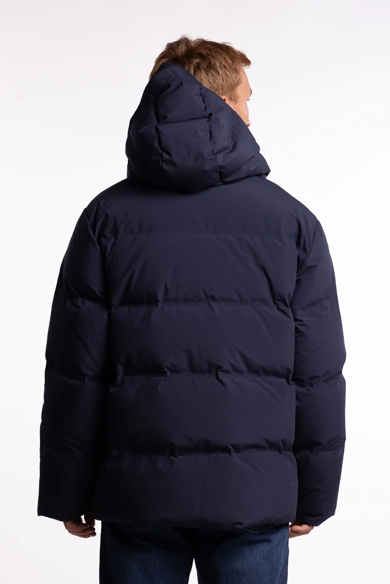 Dovre Down Jacket Dk. Navy - Image 3