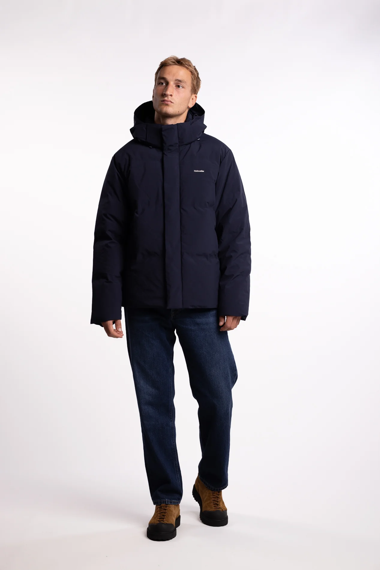 Dovre Lt Down Jacket Dk. Navy - Image 4