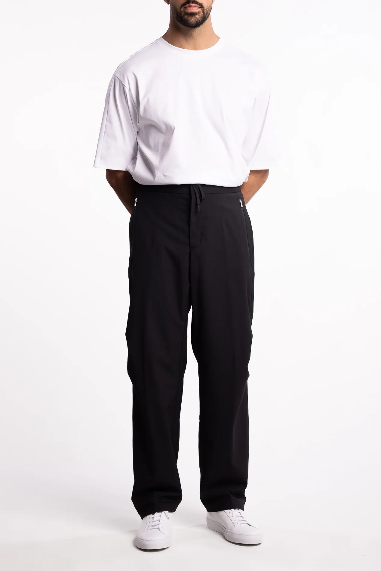 Laminar Woven Pants Nero - Image 4