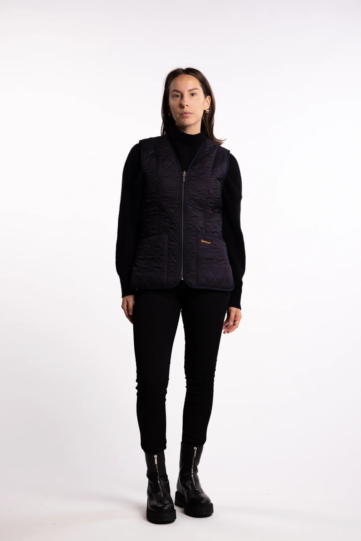 Betty Fleece Vest- Navy - Image 4