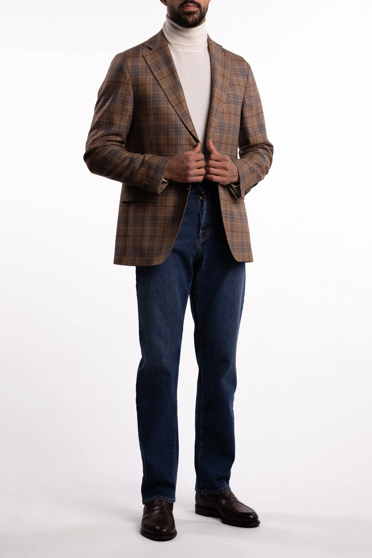 Fogerty Regular Fit Wool Blazer Regular Fit Beige Cork - Image 4
