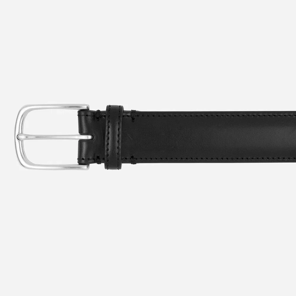 Calf Leather Belt Black - Image 2