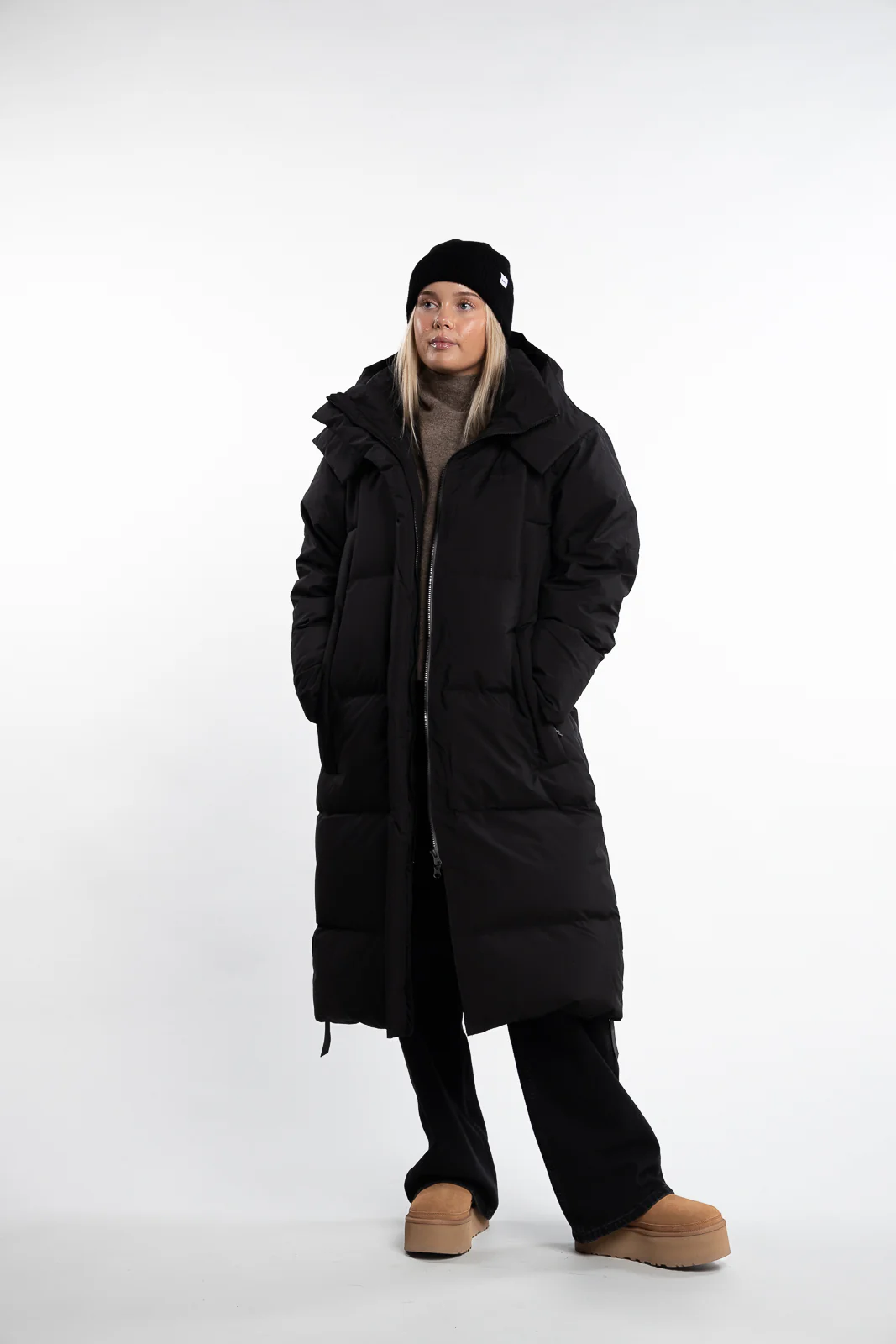 Stranda Down Jacket- Black - Image 4