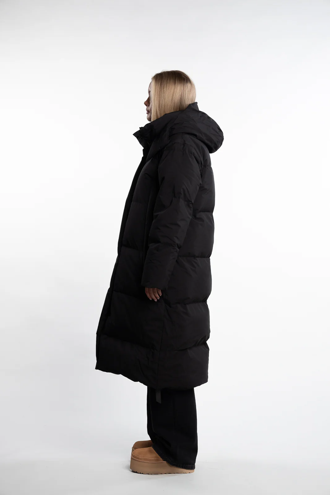 Stranda Down Jacket- Black - Image 7