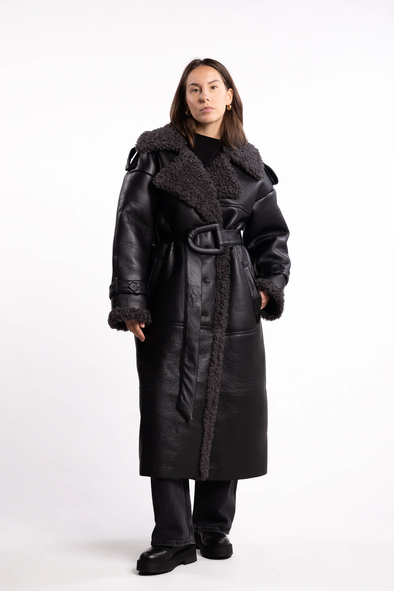 Manchester Coat- Black - Image 4