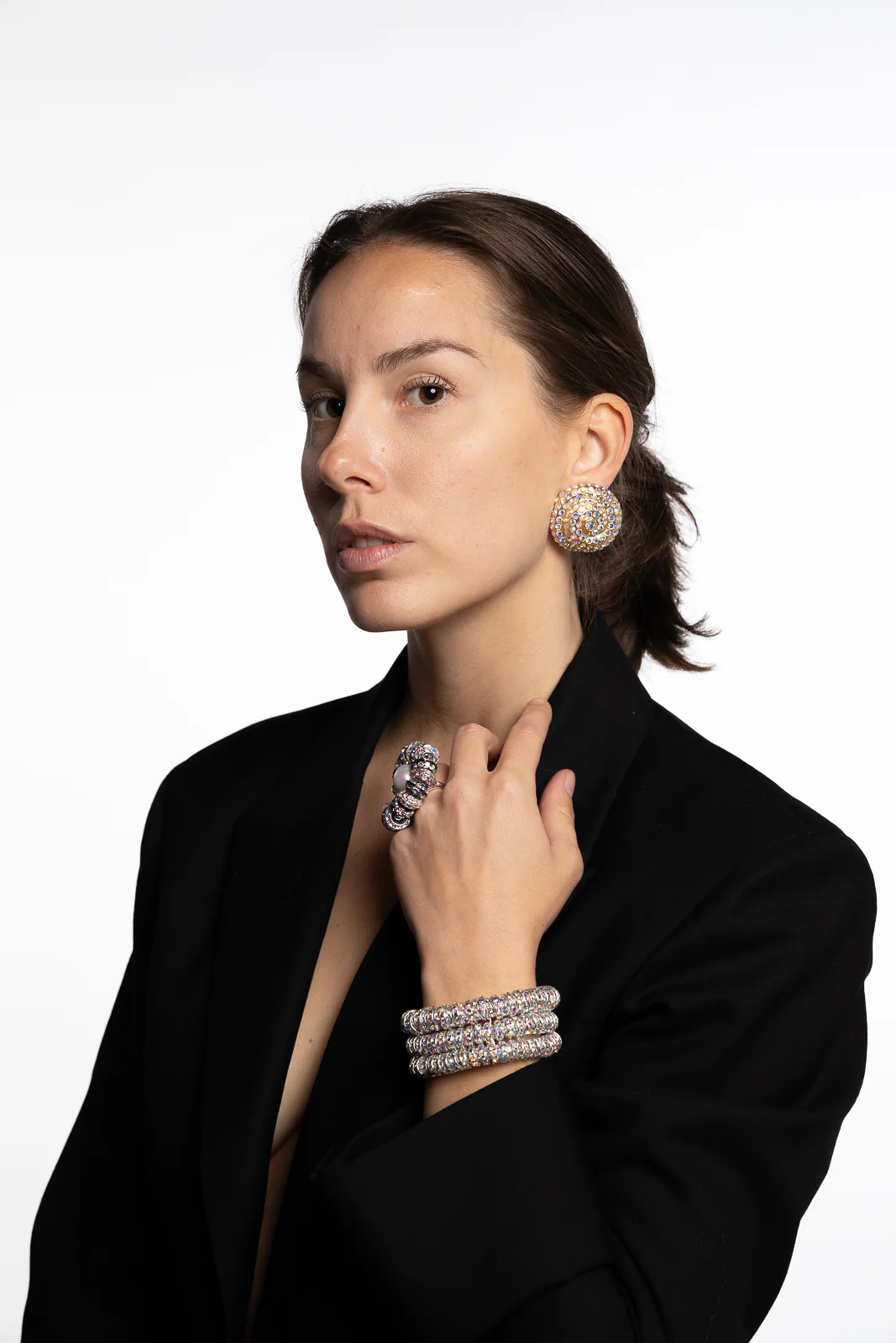 Cleopatra Bangle- Silver - Image 2