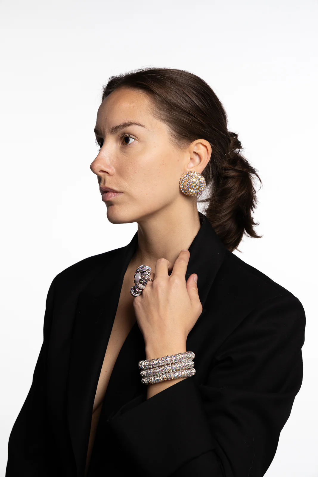 Cleopatra Bangle- Silver - Image 3