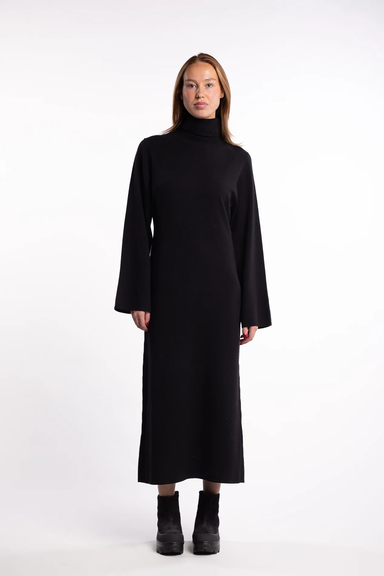 Turtleneck Touloun Maxi Dress - Image 3