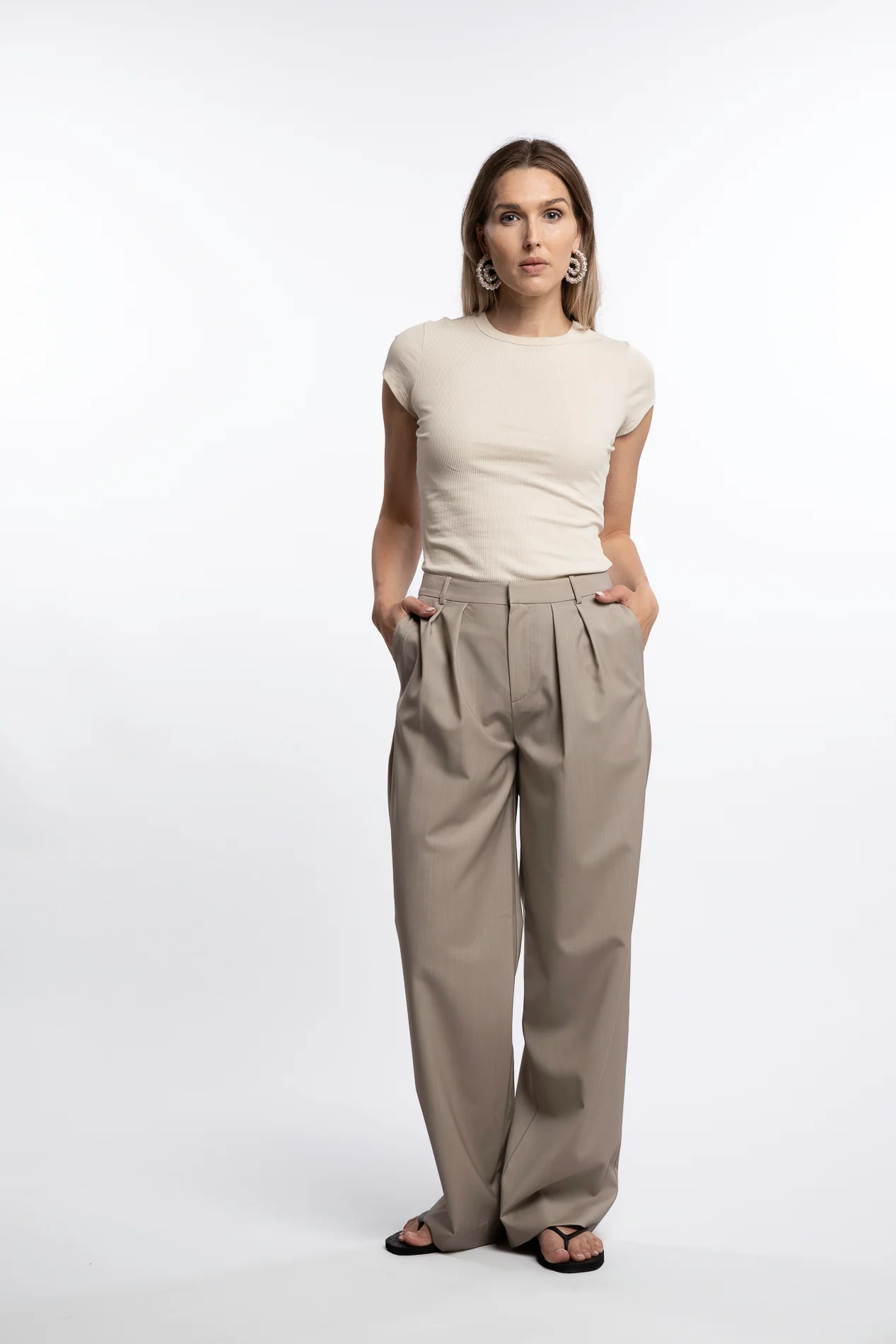 Monaco Pant- Pebble - Image 4