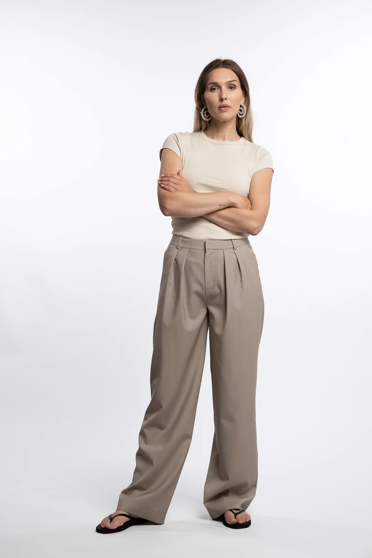 Monaco Pant- Pebble - Image 5