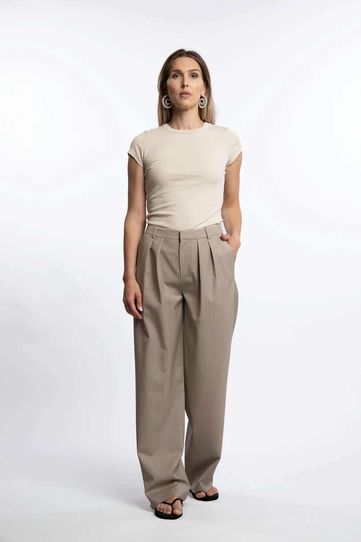 Monaco Pant- Pebble - Image 7