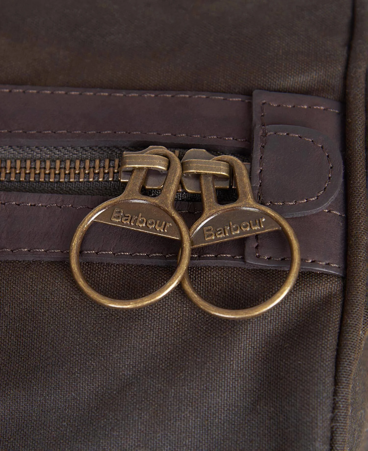 Waxed Holdall Olive - Image 3